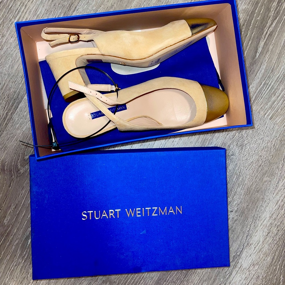 NEW Stuart Weitzman sling back pumps, size 8.5